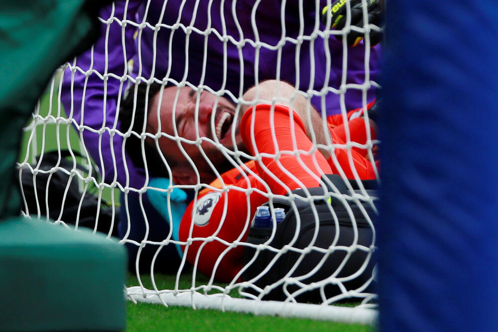 Ljoris na današnjem meču, Foto: Reuters