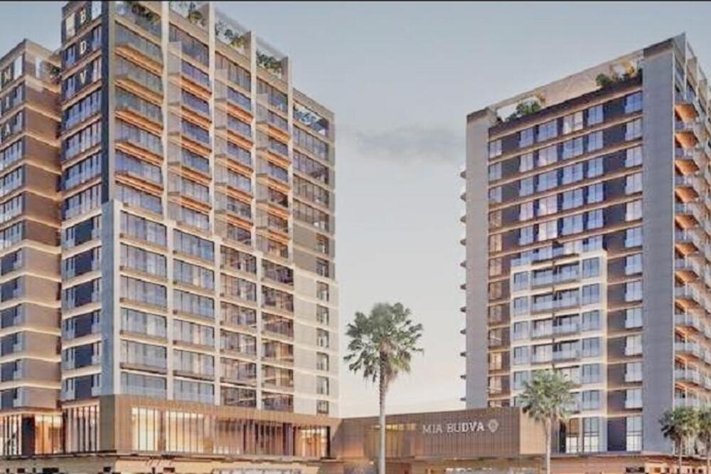 Prvobitno planirani izgled kompleksa na Jadranskom sajmu