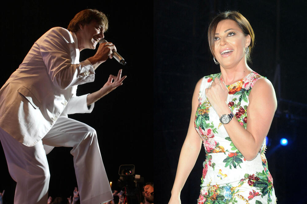 Čolić na Jazu u ljeto 2008 i Ražnatović u Podgorici 2015., Foto: Nenad Mandić/Zoran Đurić