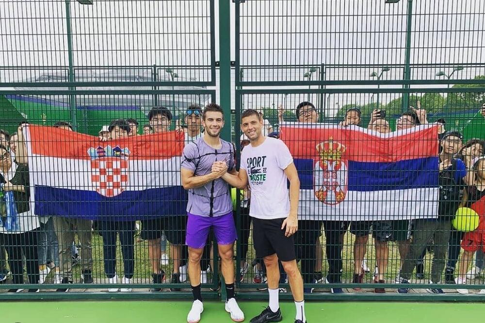Ćorić i Krajinović, Foto: Instagram