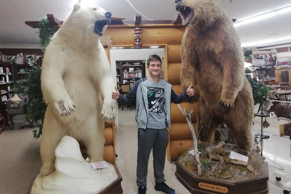 U posjeti muzeju prepariranih životinja, Foto: Privatna arhiva