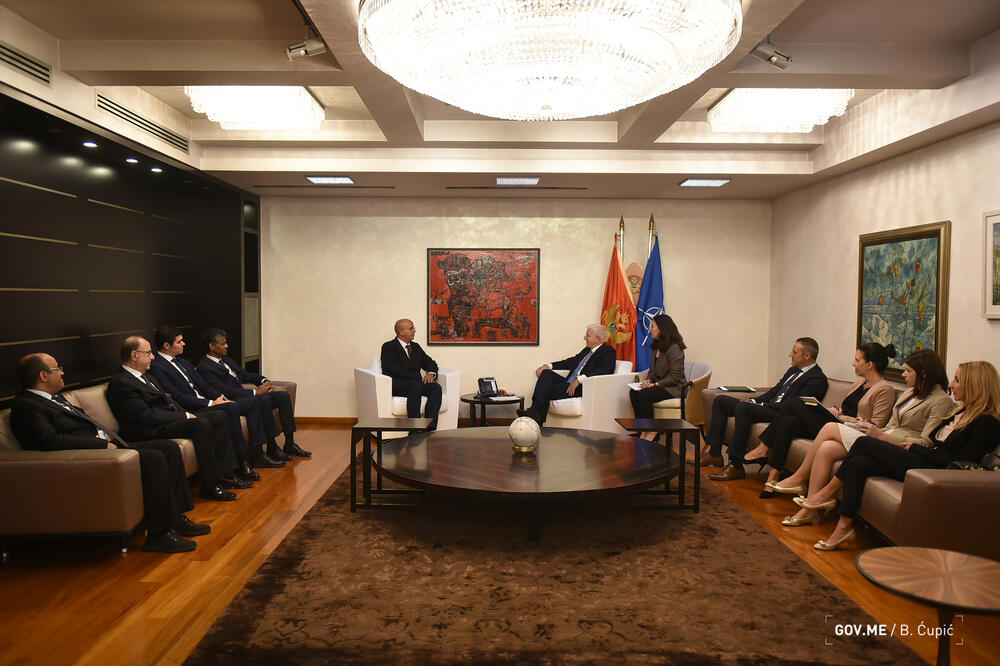 Delegacija investitora i Gvozdenović kod Markovića, Foto: Bojana Ćupić