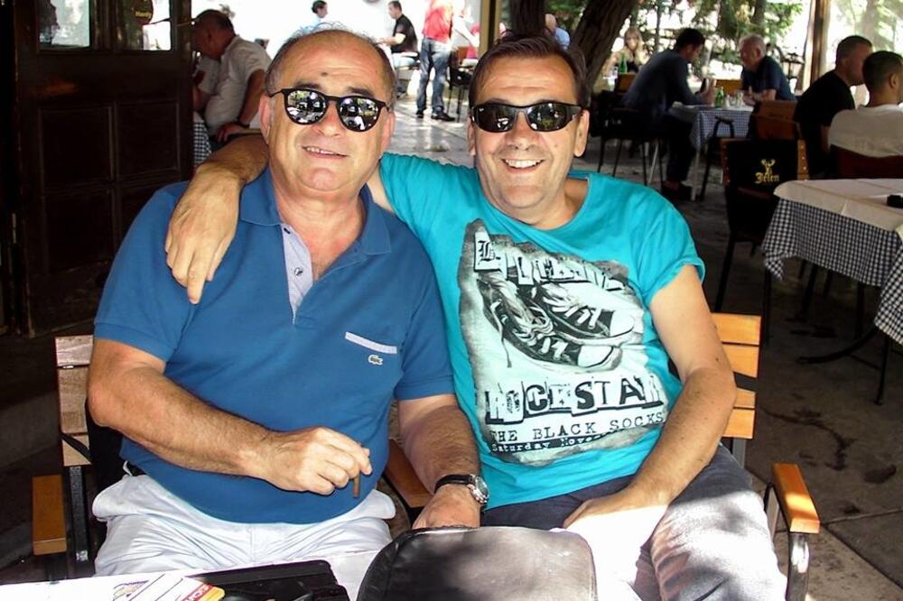 Gula Katapult (desno) sa menadžerom Rakom Marićem, Foto: Privatna arhiva