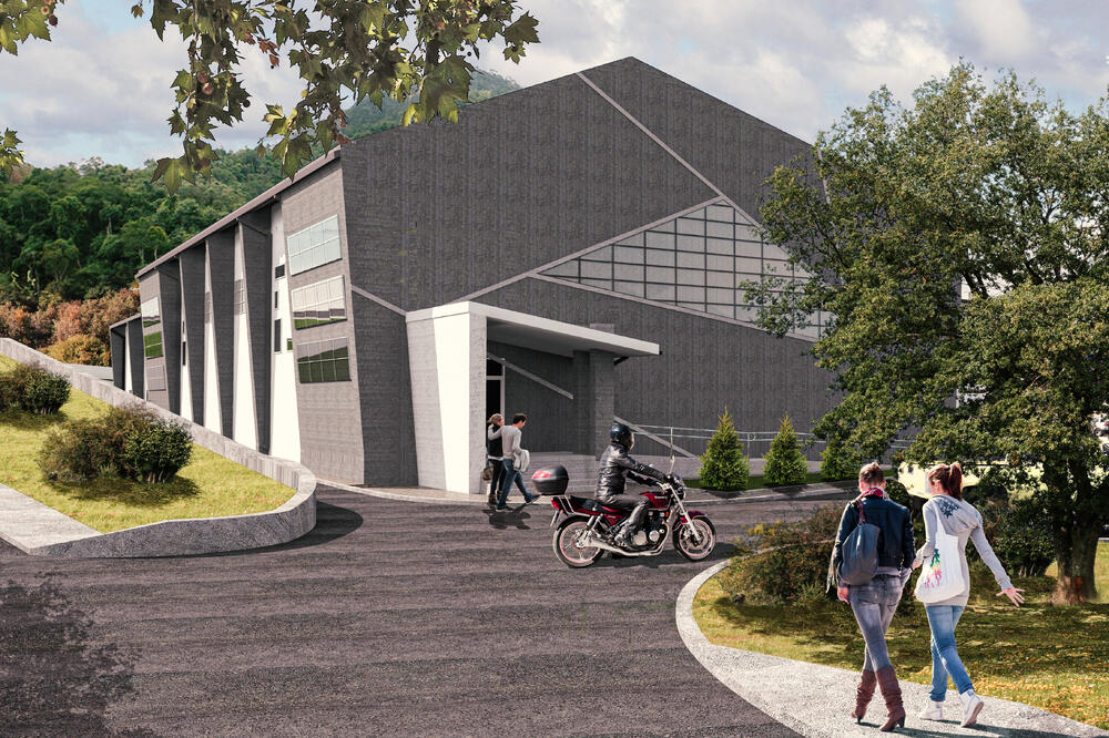 Prikaz sportske sale u Rožajama, Foto: Uprava javnih radova