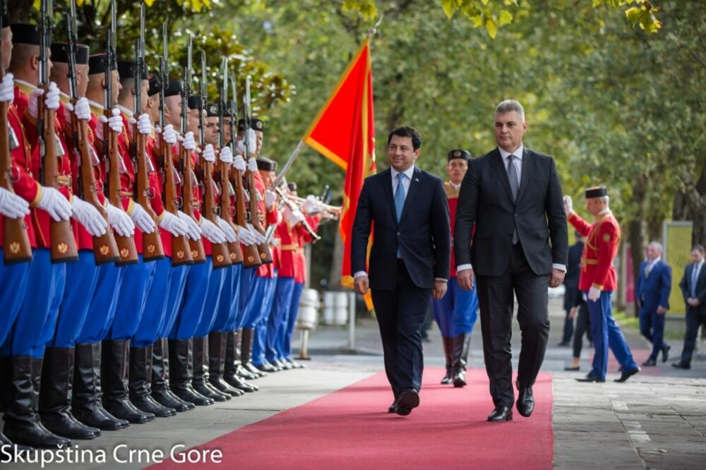 Talakvadze i Brajović, Foto: Skupstina.me