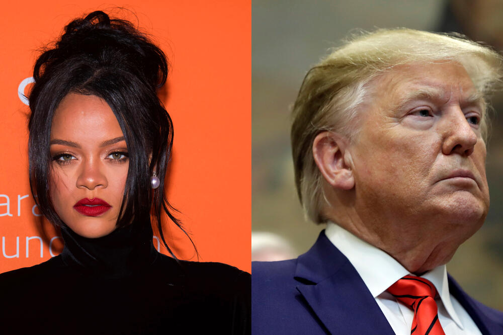 Rijana i Tramp, Foto: AP