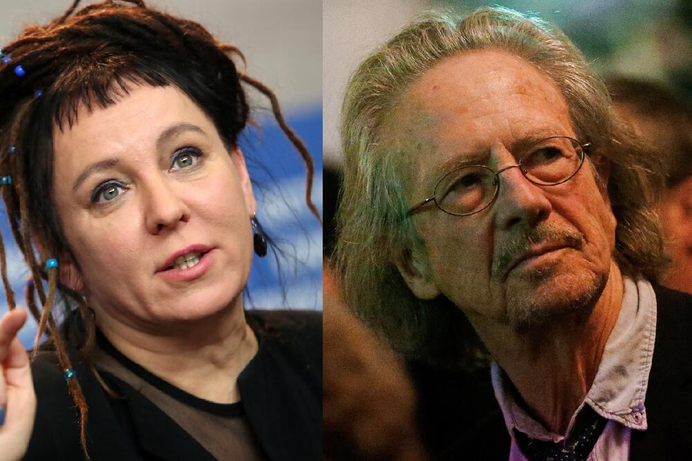 Olga Tokarčuk i Peter Handke, Foto: Reuters