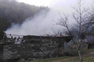 Furundžići u požaru ostali bez štale
