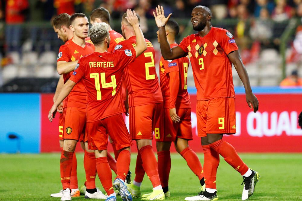 Fudbaleri Belgije, Foto: Reuters