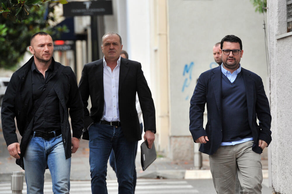 Lončar i Šarić tokom trajanja postupka u kom su pravosnažno oslobođeni, Foto: Savo Prelević