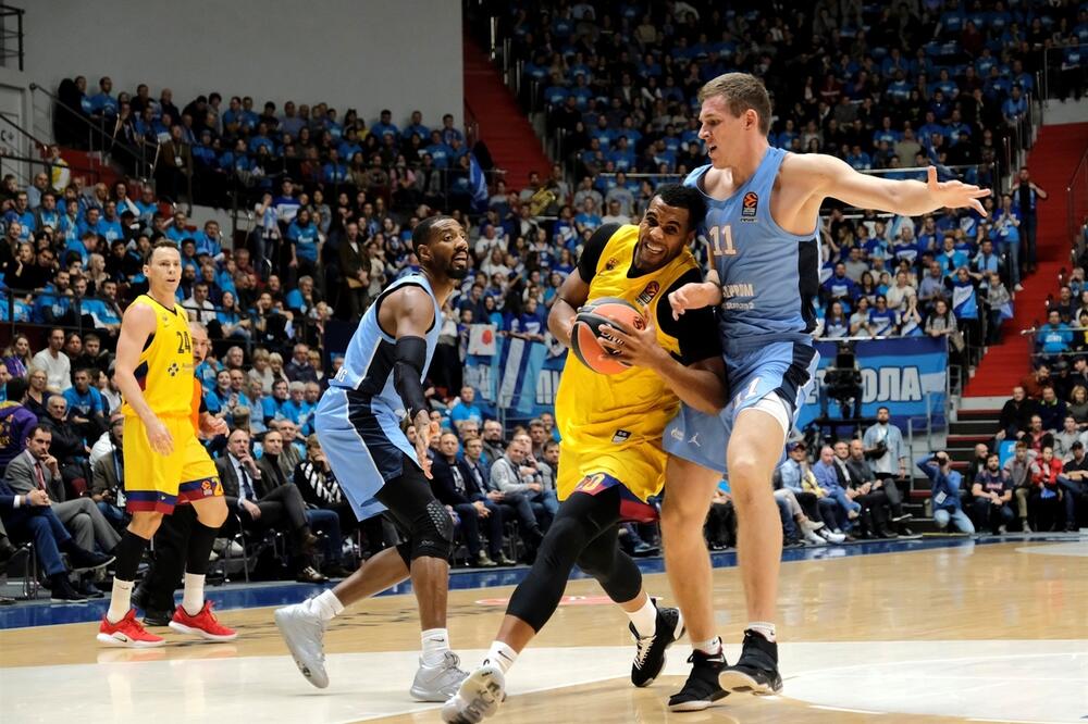 Centar Barselone Brendon Dejvis na večerašnjem meču, Foto: Euroleague