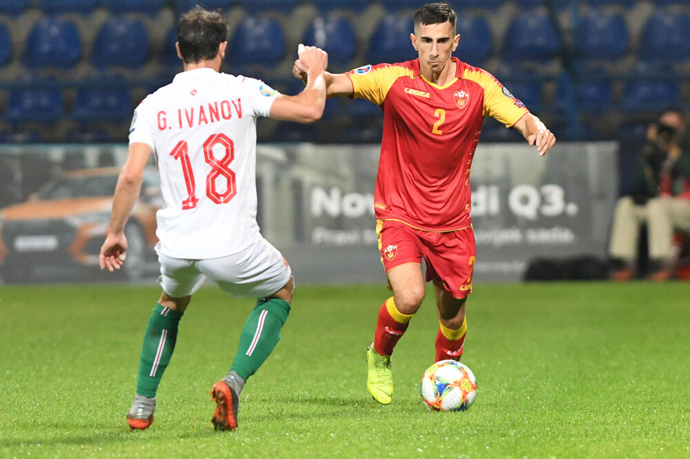 Debitant Nemanja Sekulić na večerašnjoj utakmici, Foto: Savo Prelević