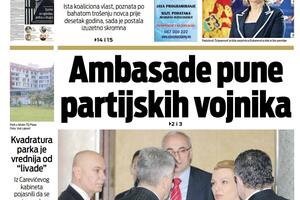 Naslovna strana "Vijesti" za 12. oktobar 2019. godine
