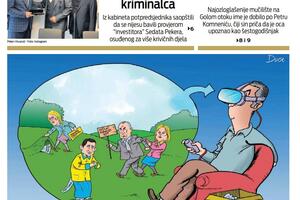 Naslovna strana "Vijesti" za 13. oktobar 2019. godine