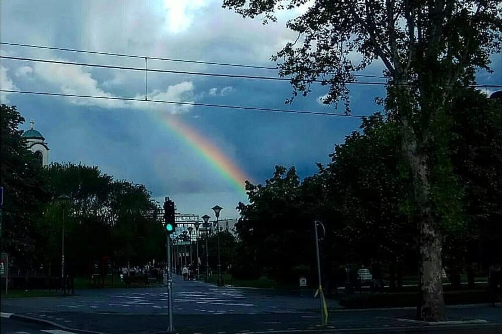 Duga nad Karađorđevim parkom, Foto: Ksenija Vlatković