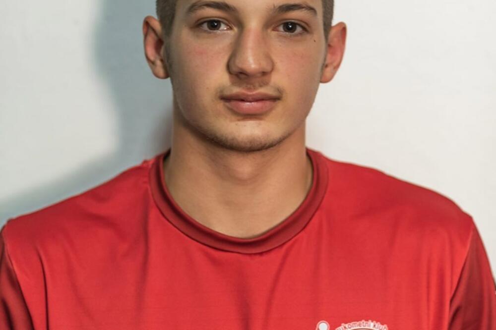 Mladi Luka Vukićević je bio jedan od najboljih u timu Lovćena, Foto: Privatna arhiva