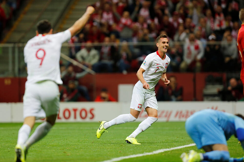 Milik i Levandovski slave gol protiv Sjeverne Makedonije, Foto: AGENCJA GAZETA