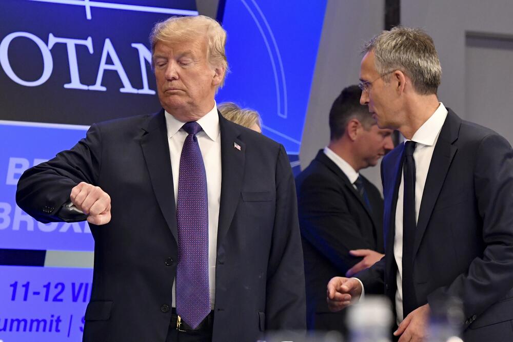 Evropa bez zaštite ako SAD napusti NATO: Tramp i Stoltenberg, Foto: Geert Vanden Wijngaert