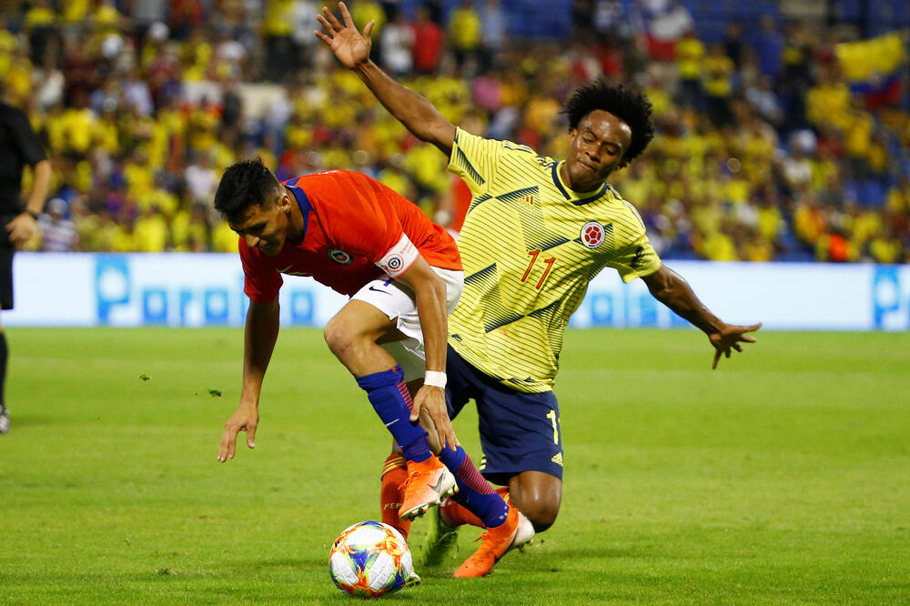 Momenat kada je Kvadrado povrijedio Aleksisa, Foto: Reuters