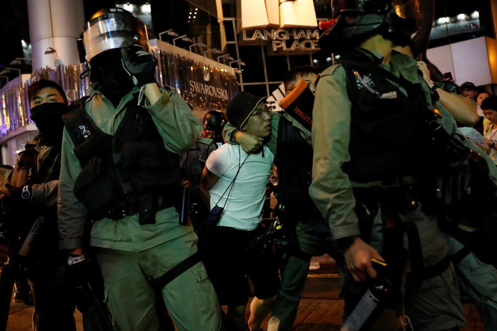 Sa protesta u Hongkongu, Foto: TYRONE SIU/Reuters