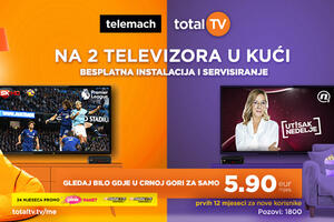Total TV na dva televizora