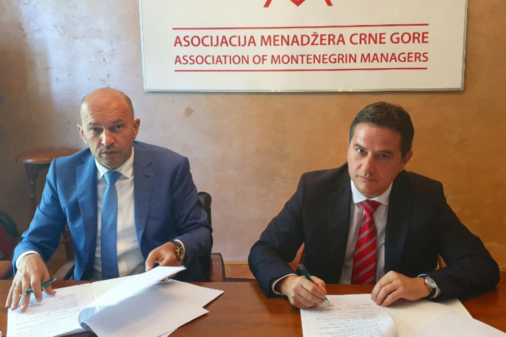 Sa potpisivanja Sporazuma, Foto: Asocijacija menadžera Crne Gore