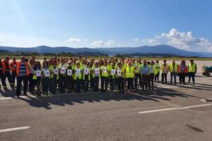 Na Aerodromu Tivat održana akcija FOD Walk