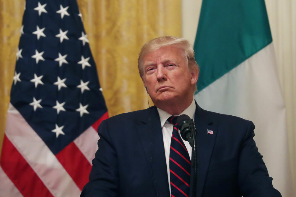 Tramp na pres konferenciji u Bijeloj kući, Foto: Reuters