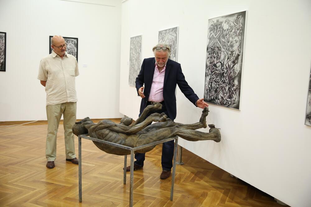 Sa izložbe “Božanstvena komedija” u Podgorici, Foto: Filip Roganović