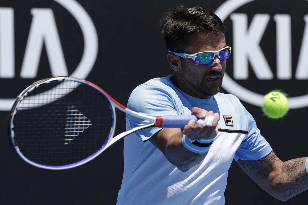 Herojski trijumf: Janko Tipsarević, Foto: Beta/AP