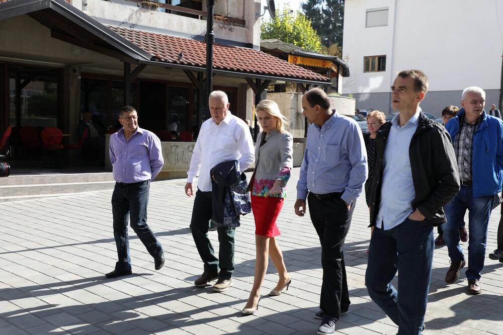 Draginja Vuksanović Stanković u Pljevljima, Foto: SDP