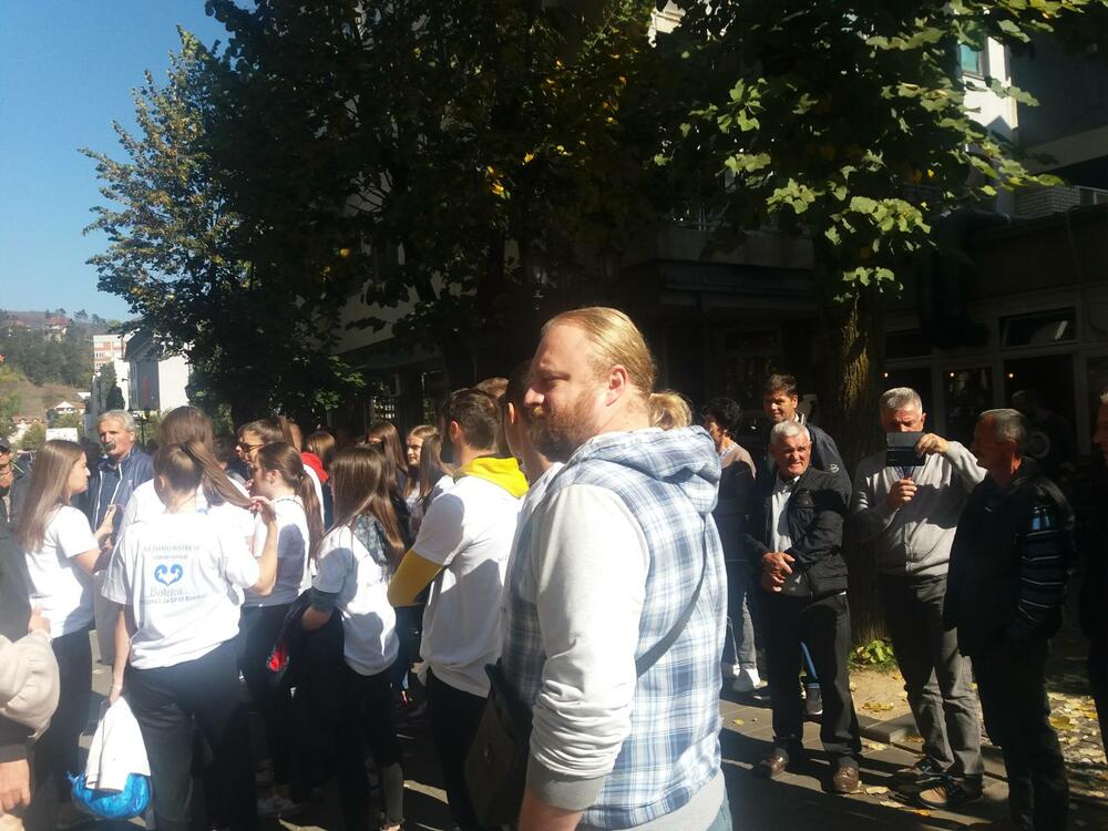 Sa protesta u Bijelom Polju