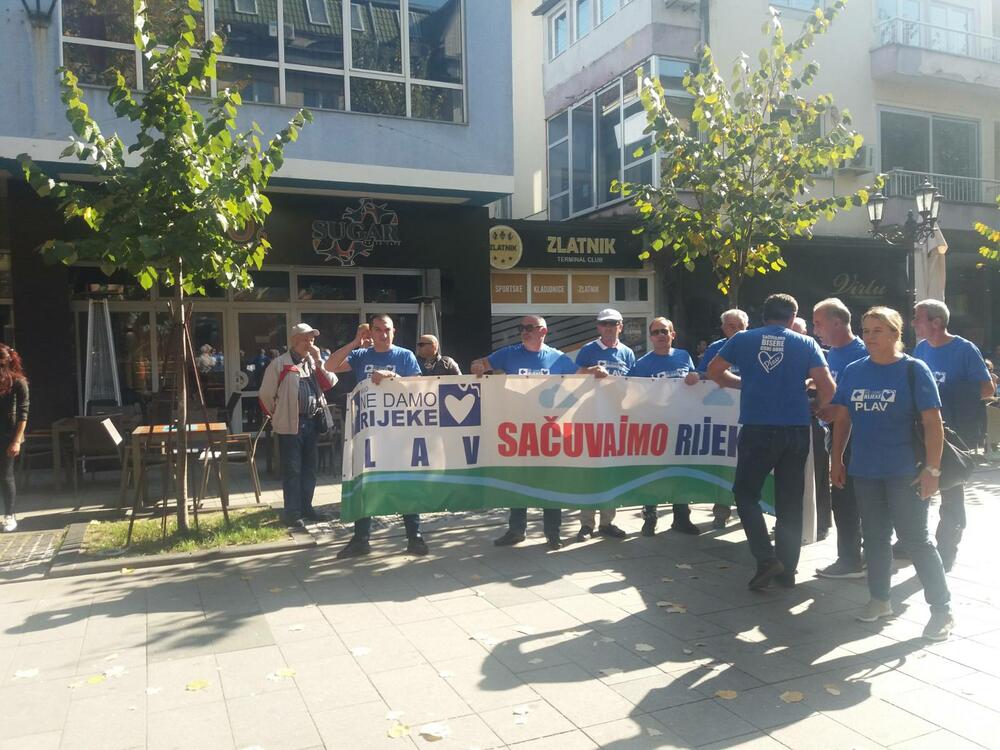 Sa protesta u Bijelom Polju