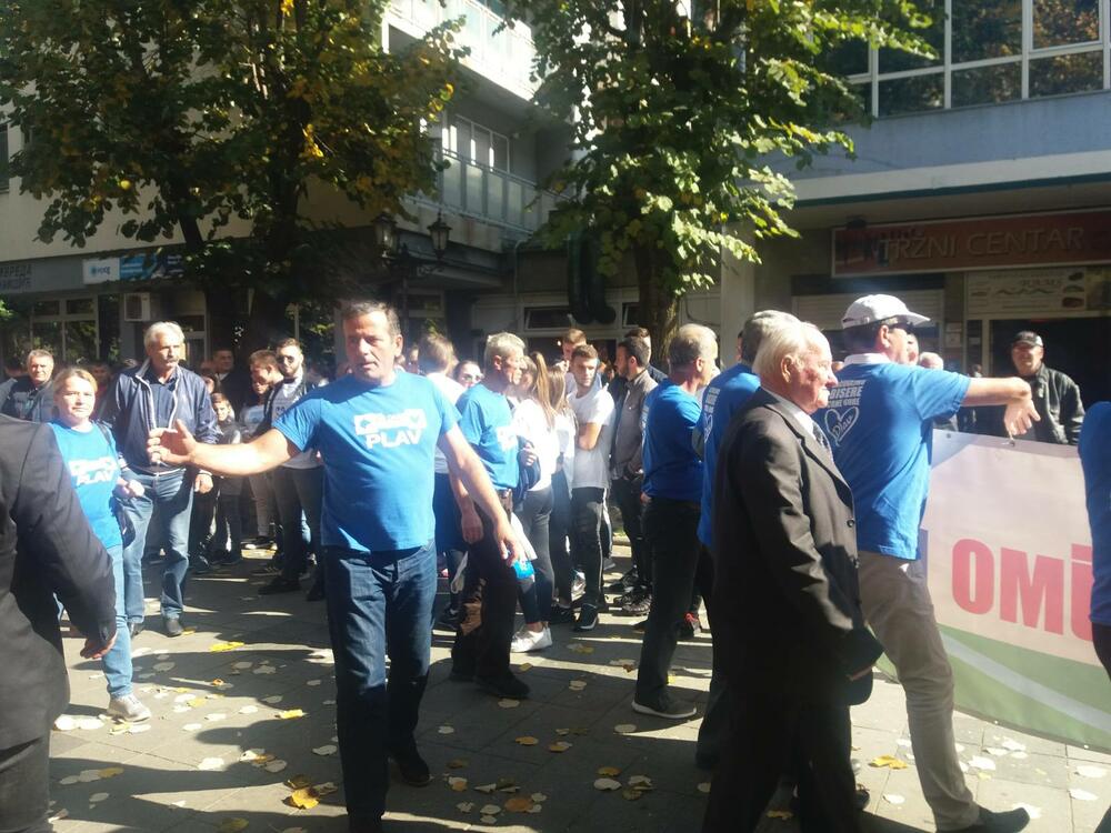Sa protesta u Bijelom Polju