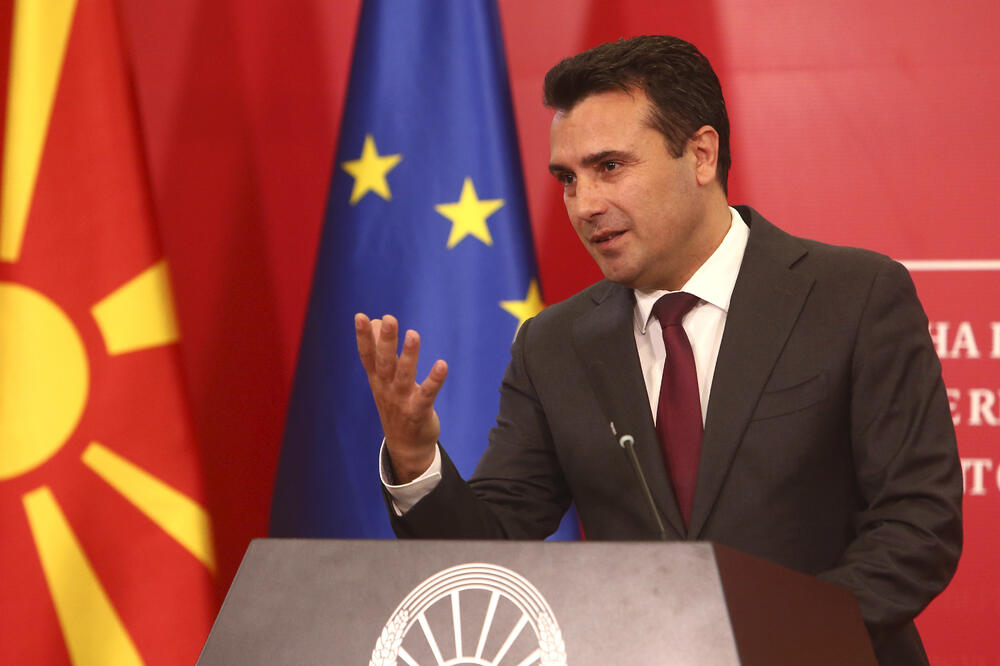 Zaev, Foto: Boris Grdanoski/AP