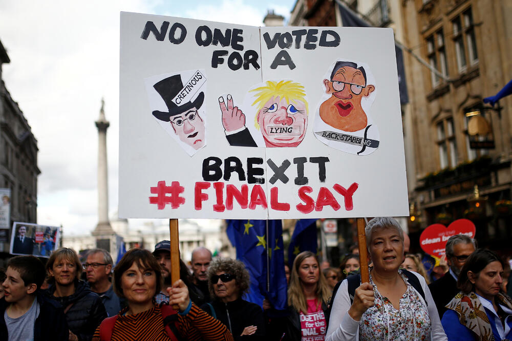 Sa protesta u Londonu, Foto: Reuters