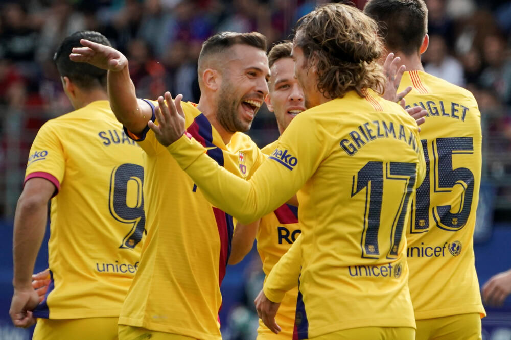 Fudbaleri Barselone slave u Baskiji, Foto: Reuters