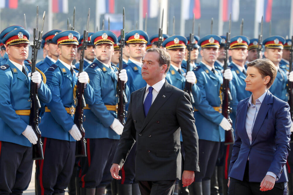 Medvedev u Beogradu, Foto: Reuters