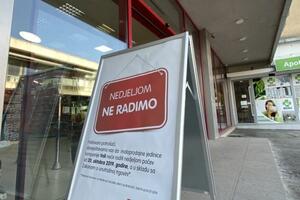 Crna Gora: Nedjelja - novi praznik za trgovce