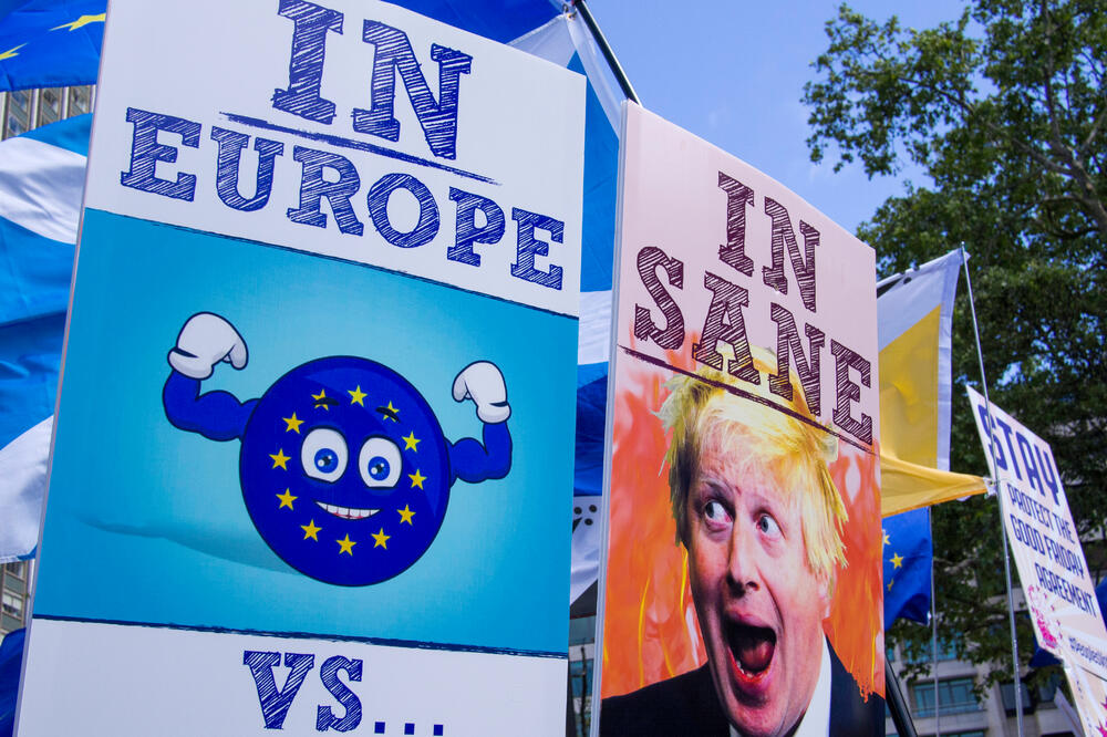 Protesti protiv vlade Borisa Džonsona, Foto: Shutterstock