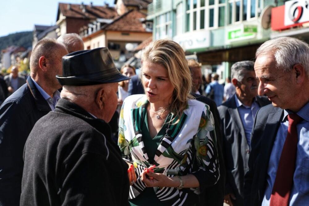 Vuksanović Stanković u Rožajama, Foto: SDP