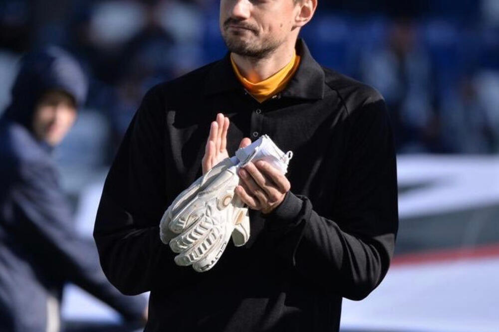 Klimovič na jučerašnjem meču, Foto: Twitter