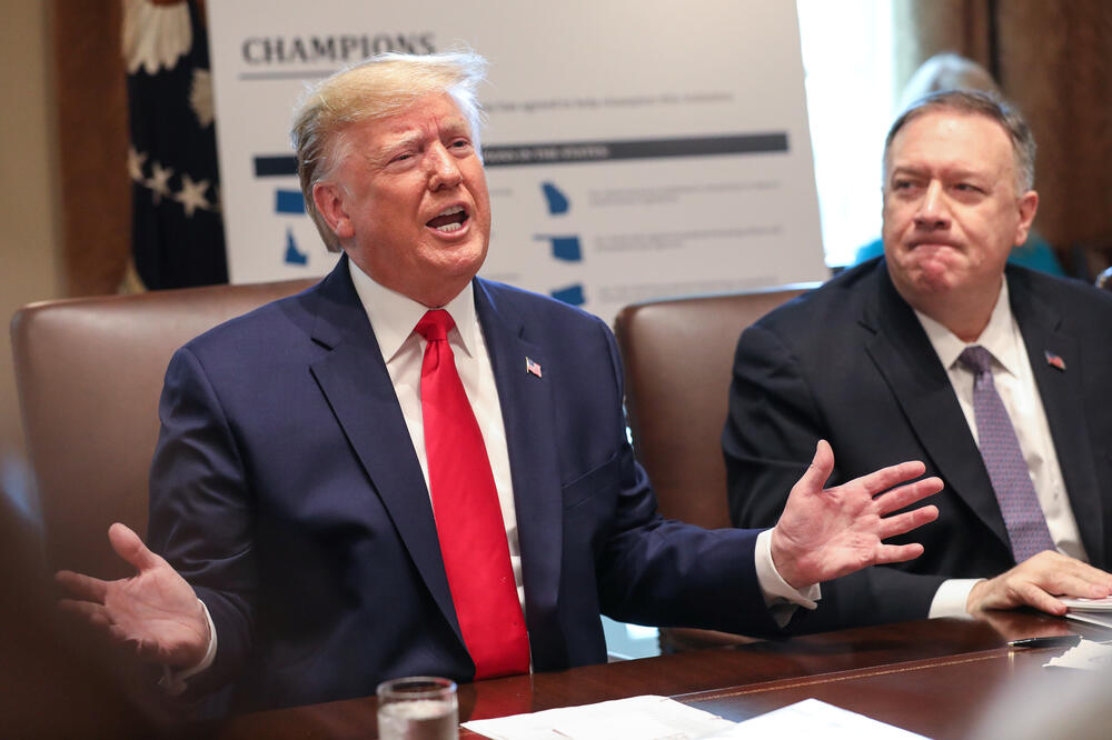 Tramp i Pompeo, Foto: Reuters