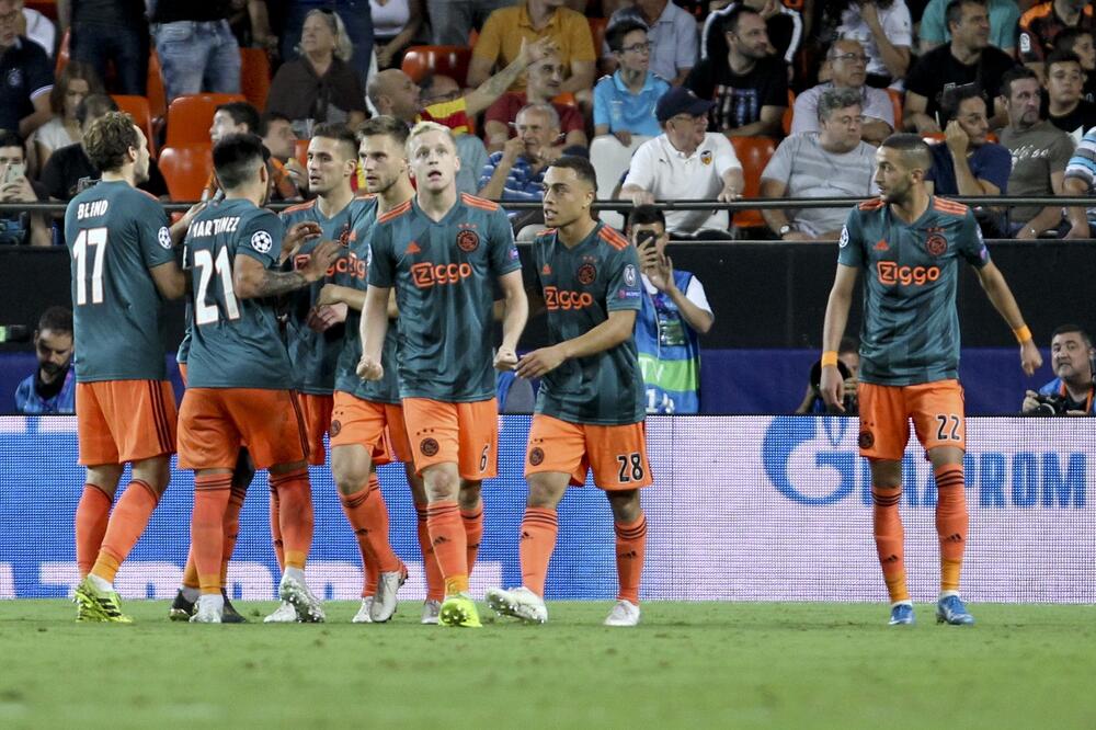 Fudbaleri Ajaksa, Foto: AP