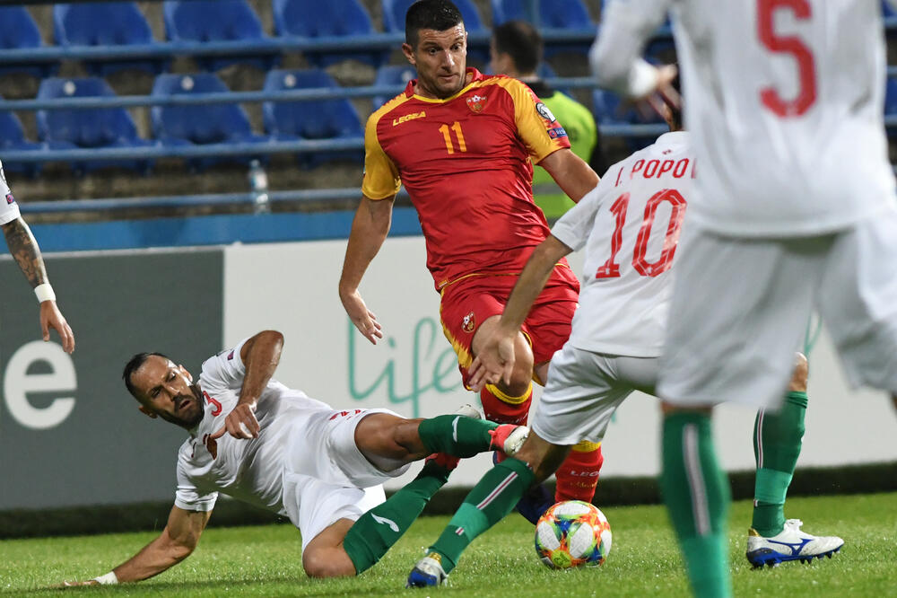 Sa meča Crna Gora - Bugarska, Foto: SAVO PRELEVIC