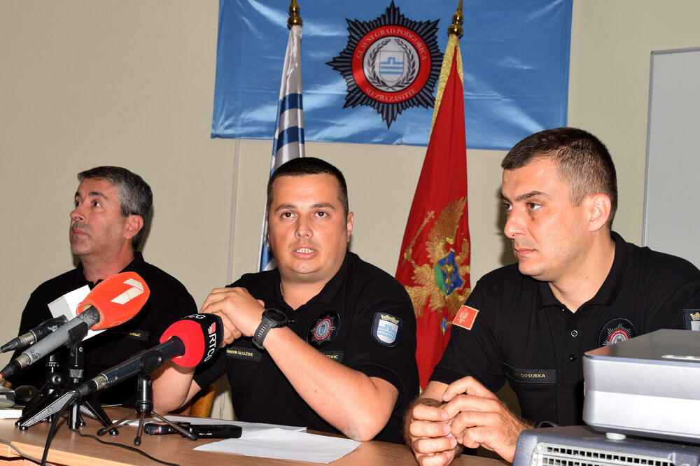 Sa presa Službe zaštite i spasavanja Glavnog grada, Foto: Zoran Đurić