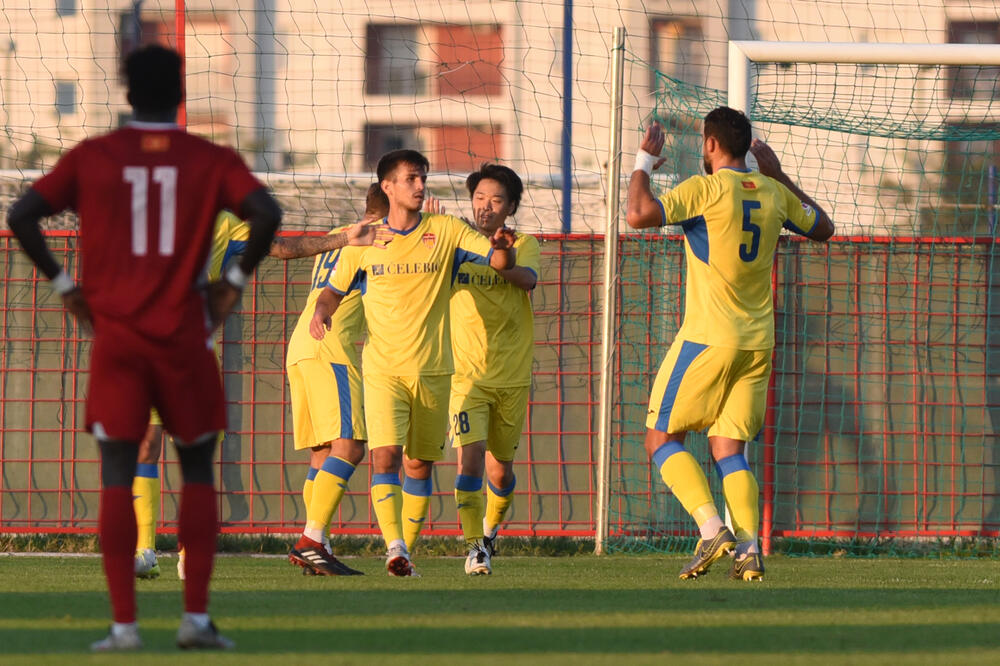 Slavlje fudbalera Podgorice, Foto: Savo Prelević