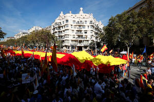 Barselona: Protesti protiv separatističkog pokreta u Kataloniji