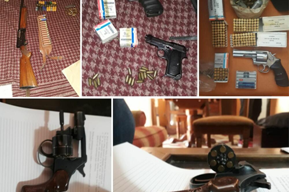 Oduzeto oružje i municija, Foto: Uprava policije