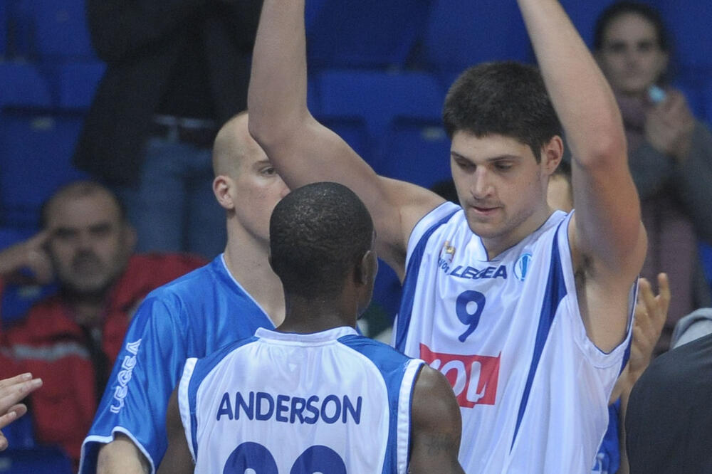 Anderson i Vučević u dresu Budućnosti, Foto: Savo Prelevic